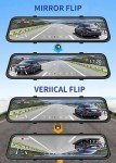JOMISE 4K 12" Rear View Mirror Dash Cam