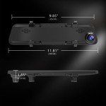 JOMISE 4K 12" Rear View Mirror Dash Cam