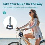 Portable Waterproof Bluetooth Shower Speaker with LED