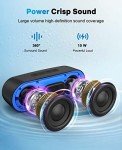 LENRUE Waterproof Bluetooth Speakers with TWS Sound