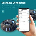 Portable Waterproof Bluetooth Shower Speaker with LED