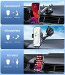 15W Fast Wireless Car Charger Mount for All Phones