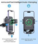 15W Fast Wireless Car Charger Mount for All Phones