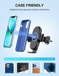 OBRFFE Fast Wireless Car Charger Mount for Phones