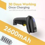 NADAMOO Wireless Barcode Scanner with USB Receiver