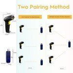 NADAMOO Wireless Barcode Scanner with USB Receiver