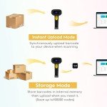NADAMOO Wireless Barcode Scanner with USB Receiver