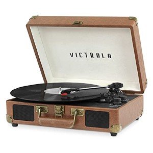 Victrola Bluetooth 3-Speed Portable Suitcase Record Player