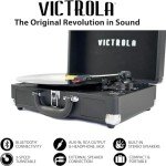 Victrola Bluetooth 3-Speed Portable Suitcase Record Player