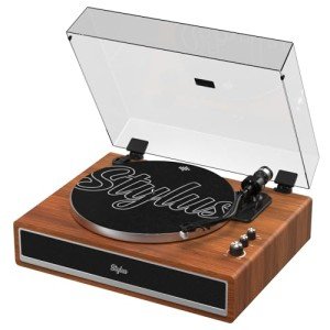 i-box Bluetooth Vinyl Record Player with Speakers