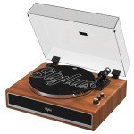 i-box Bluetooth Vinyl Record Player with Speakers