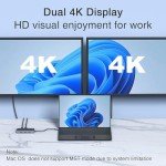 USB-C Docking Station for Dual Monitor Setup