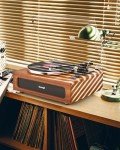 Retro Bluetooth Turntable with Built-in Speakers