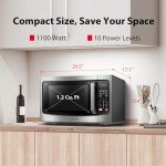 Toshiba 1.2 Cu Ft Countertop Microwave with Sensor