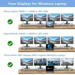 USB-C Docking Station for Dual Monitor Setup
