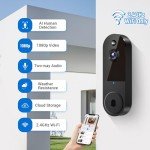 ALPHAPEACH 1080P Wireless Video Doorbell Camera
