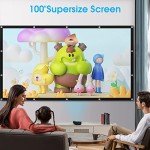 Frocopo 100-Inch Double-Sided Portable Projection Screen