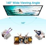 Frocopo 100-Inch Double-Sided Portable Projection Screen