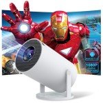 Portable 4K Mini Projector with Android 11