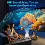 Portable 4K Mini Projector with Android 11