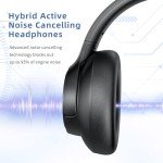 Wireless Active Noise Cancelling Bluetooth Headphones