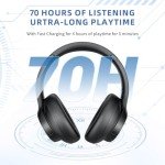 Wireless Active Noise Cancelling Bluetooth Headphones