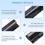 Ymawetia 14.8V 40Wh Battery for Dell Laptops