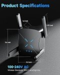 WiFi 6 Range Extender, Dual-Band Signal Booster