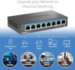 D-Link 8-Port 2.5GB Gaming Switch - Plug & Play