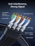 UGREEN Cat 8 Flat High-Speed Ethernet Cable 1M