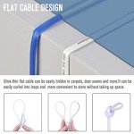 10ft Cat 6 Ethernet Cable 5-Pack - Flat Design