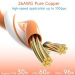 Lysymixs 6ft Cat6 Ethernet Patch Cable 10-Pack