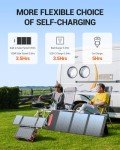 BROWEY Portable Power Station with Solar Panel 284Wh