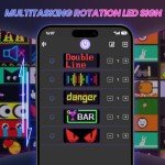 Programmable Double Line LED Message Board Sign