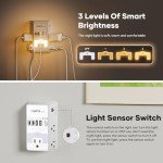 USB Wall Charger Surge Protector with Timer & 5 Outlets