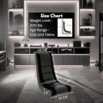 Ace Bayou ABC Adult Rocking Video Chair, Black