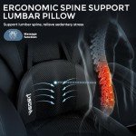 Ergonomic Massage Gaming Chair with Footrest
