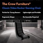 Ace Bayou ABC Adult Rocking Video Chair, Black