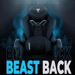 Ergonomic Massage Gaming Chair with Footrest