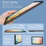 DMOAO 10.1" Android Tablet with Keyboard, 128GB RAM