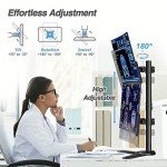 AVLT 38" Dual Ultrawide Monitor Mount Stand