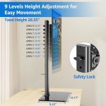 Vertical Monitor Stand for Up to 42-Inch Screens