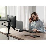 Viozon 2-in-1 Adjustable Monitor and Laptop Mount
