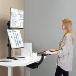 AVLT 38" Dual Ultrawide Monitor Mount Stand