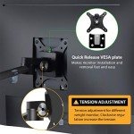 Viozon 2-in-1 Adjustable Monitor and Laptop Mount