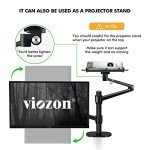 Viozon 2-in-1 Adjustable Monitor and Laptop Mount