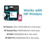 HP 67 Tri-Color Ink Cartridge for DeskJet/ENVY