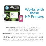 HP 63XL Tri-Color Ink Cartridge F6U63AN