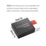 Action Camera 3-Pack Rechargeable Battery & Charger