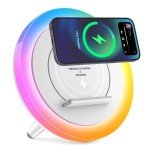 Bluetooth Speaker with Night Light and Wireless Charging